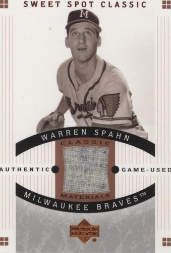 2005 Upper Deck Sweet Spot Classic - Warren Spahn #CM-WS