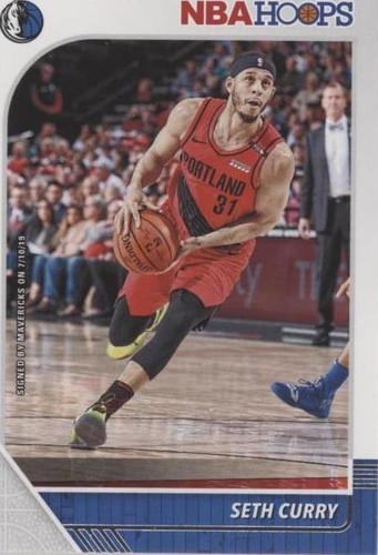 2017-18 Panini NBA Hoops Blue Checkerboard /75 Seth Curry