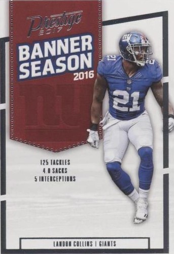 2017 Panini Prestige Landon Collins #33