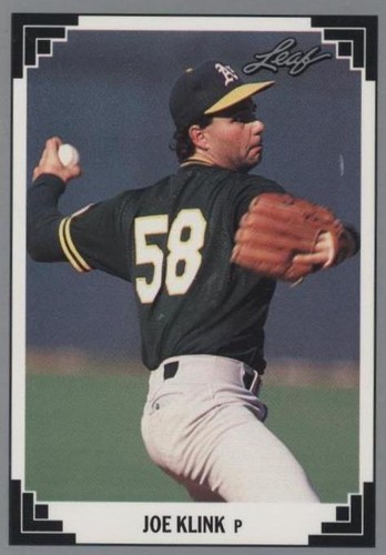 1991 Leaf - Joe Klink #461