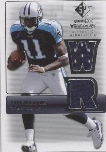 2007 SP Rookie Threads Paul Williams #RT-WI