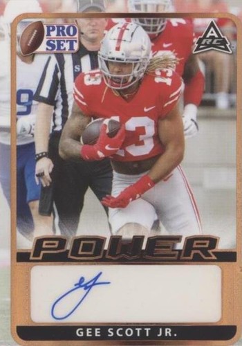 2021 Leaf Pro Set Power Gee Scott Jr. #BA-GSJ