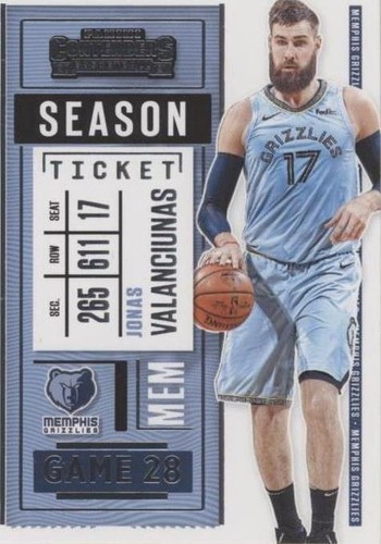 2020-21 Panini Contenders - Jonas Valanciunas #98