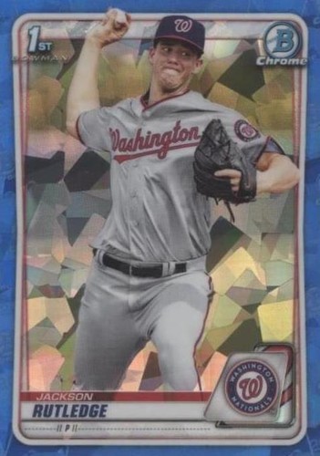 2020 Bowman Chrome Sapphire Edition - Jackson Rutledge #BCP-91