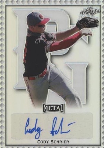 2020 Leaf Perfect Game All-American Classic - Cody Schrier #BA-CS2