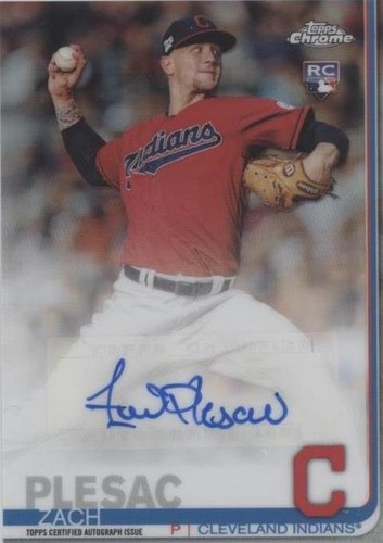 2019 Topps Chrome Update Series - Zach Plesac #CUA-ZP