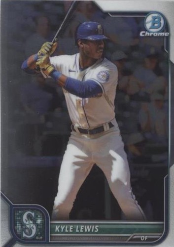 2020 BOWMAN CHROME ROOKIE RC KYLE LEWIS #90 SEATTLE MARINERS