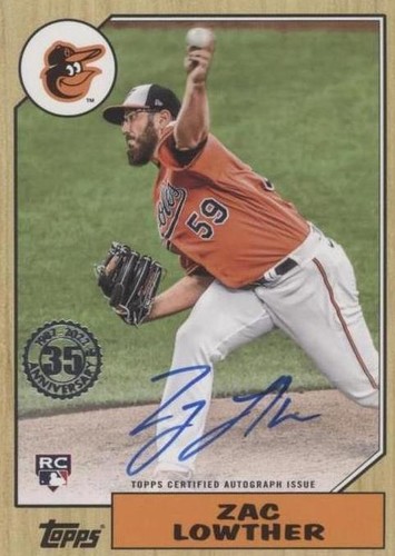 2022 Topps Series 1 - Zac Lowther #87BA-ZL