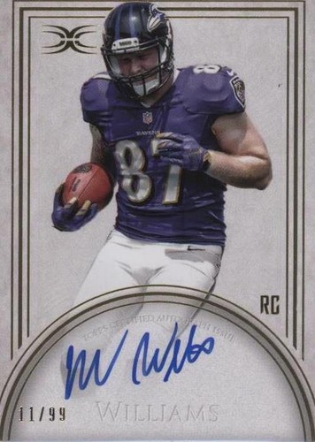 2015 Topps Definitive Collection Maxx Williams #DRA-MW