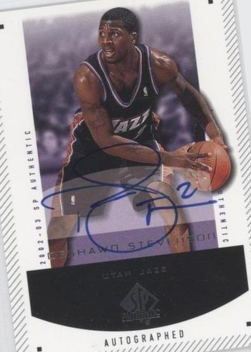 2002-03 SP Authentic - DeShawn Stevenson #97-A