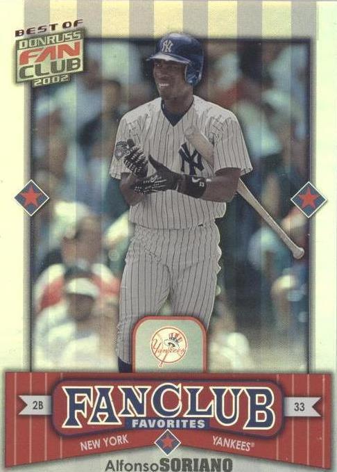 2002 Donruss Best of Fan Club - Alfonso Soriano #287