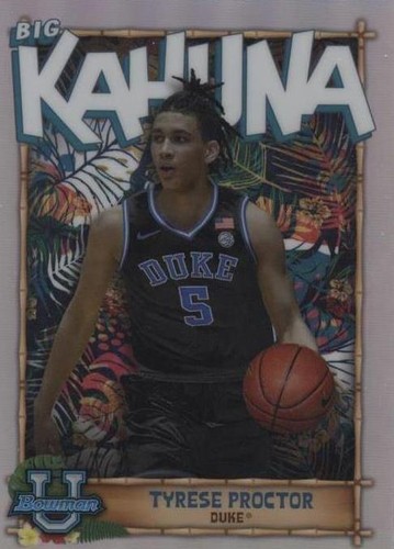 2022-23 Bowman University Chrome - Tyrese Proctor #TBK-25