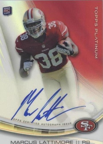 2013 Topps Platinum Marcus Lattimore #A-ML