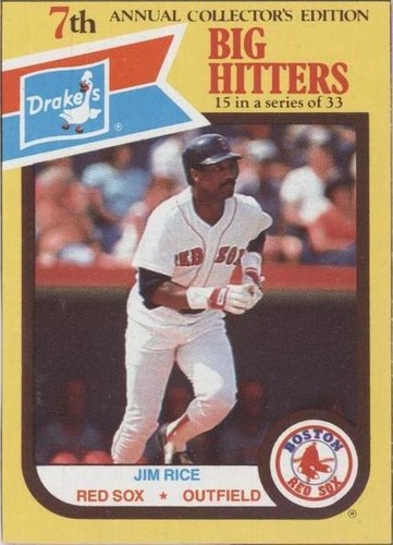 1987 Drake's Big Hitters/Super Pitchers - Jim Rice #15