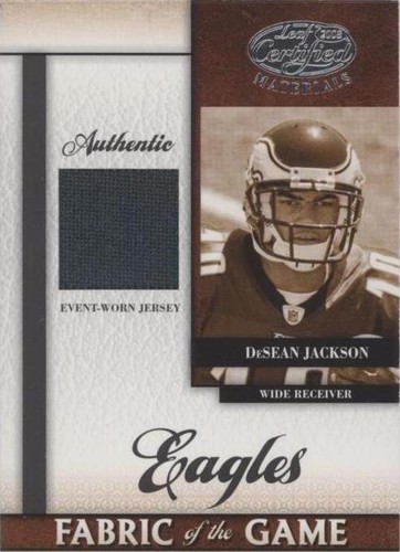 2008 Leaf Certified Materials DeSean Jackson #RFOG-14