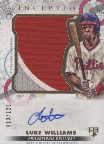 2022 Topps Inception - Luke Williams #IAJP-LW