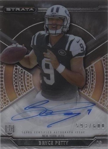 2015 Topps Strata Bryce Petty #SA-BPE