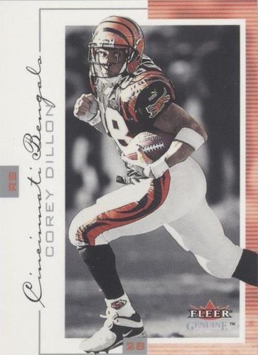 2001 Fleer Genuine Corey Dillon #99