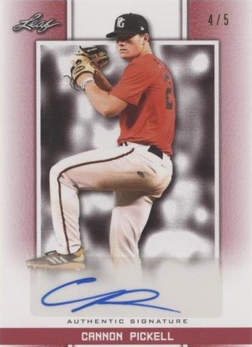 2019 Leaf Perfect Game National Showcase - Cannon Pickell #BA-CP2