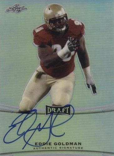 2015 Leaf Metal Draft Eddie Goldman #BA-EG1