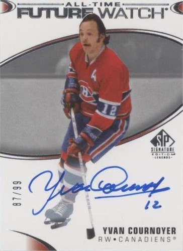 2020-21 Upper Deck SP Signature Edition Legends - Yvan Cournoyer #406