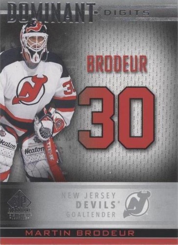 2020-21 Upper Deck SP Signature Edition Legends - Martin Brodeur #DD-47