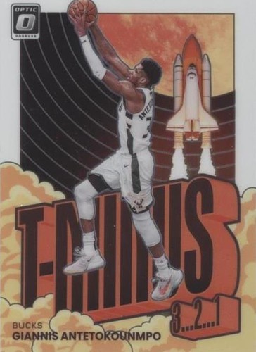 ヤニス アデトクンボ Panini Optic Purple 鑑定済 2021-22 Donruss Optic Giannis Antetokounmpo T-Minus 321