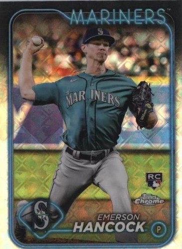 2024 Topps Chrome Aqua RayWave Refractor /199 Emerson