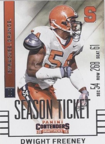 2015 Panini Contenders Draft Picks Dwight Freeney #37