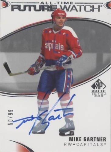 2020-21 Upper Deck SP Signature Edition Legends - Mike Gartner #396