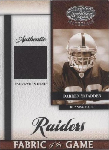 2008 Leaf Certified Materials Darren McFadden #RFOG-24