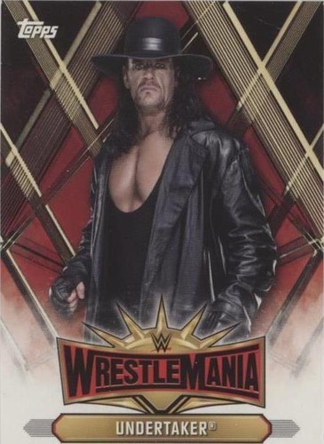 2019 Topps WWE Road to Wrestlemania - Undertaker #WM-4