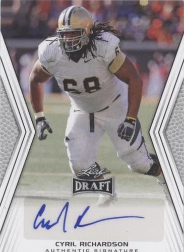 2014 Leaf Draft Cyril Richardson #A-CR2