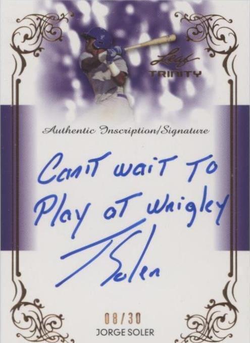 2013 Leaf Trinity - Jorge Soler #DTI-JS1