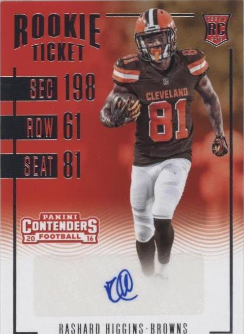 2016 Panini Contenders Rashard Higgins #113