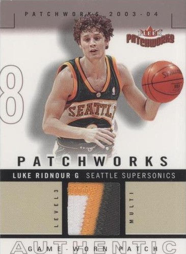 2003-04 Fleer Patchworks - Luke Ridnour #PW-LR