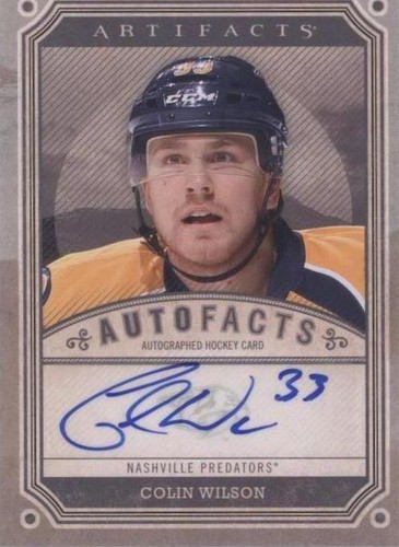 2013-14 Upper Deck Artifacts - Colin Wilson #A-CW