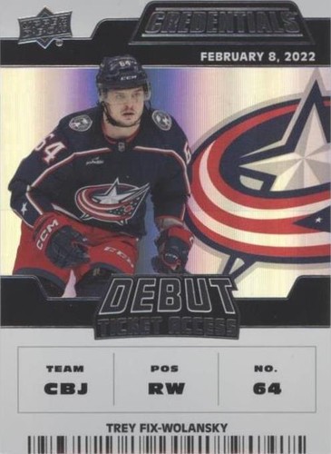 2022-23 Upper Deck Credentials - Trey Fix-Wolansky #130