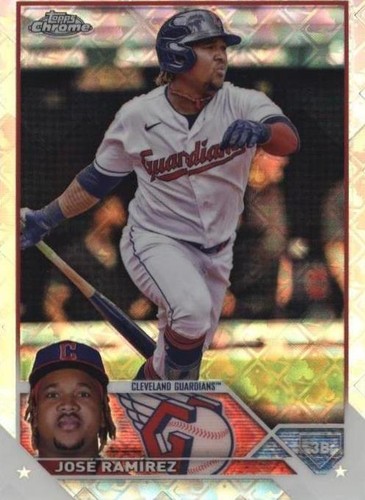 2023 Topps Chrome Logofractor Edition - Jose Ramirez #38