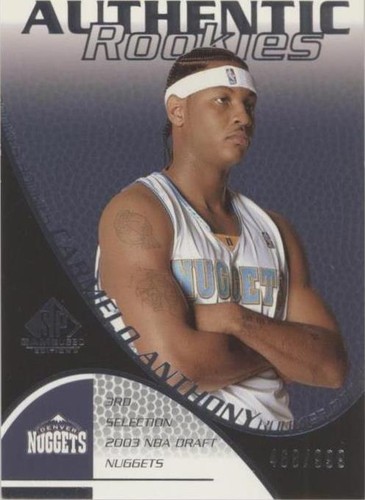 2003-04 SP Game Used - Carmelo Anthony #109
