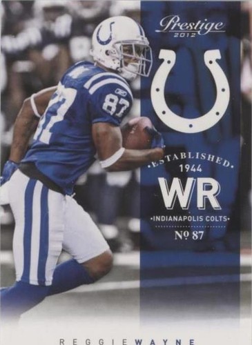 2012 Playoff Prestige Reggie Wayne #81