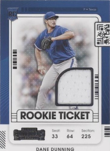 2021 Panini Contenders - Dane Dunning #RTJ-DD