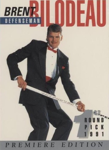 1991 Arena Draft Tuxedo Exclusive Premiere Edition - Brent Bilodeau #13