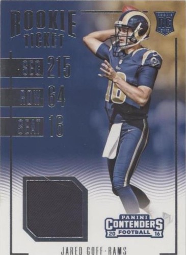 2016 Panini Contenders Jared Goff #1