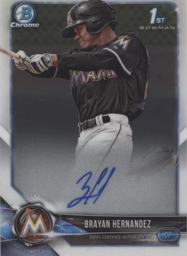 2018 Bowman Chrome - Brayan Hernandez #CPA-BHE