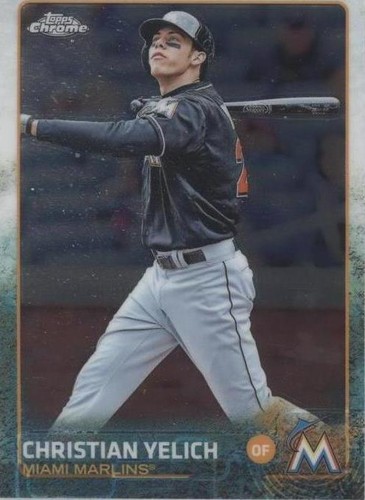 2015 Topps Chrome - Christian Yelich #48