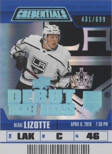2019-20 Upper Deck Credentials - Blake Lizotte #121
