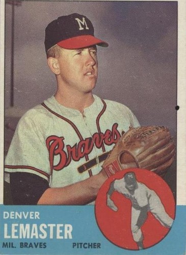 1963 Topps - Denny Lemaster #74