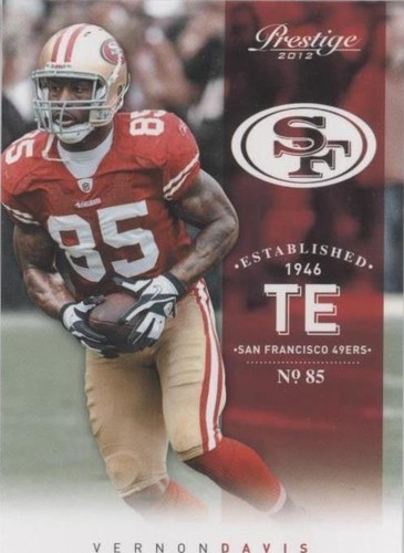 2012 Playoff Prestige Vernon Davis #173