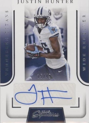 2016 Panini Prime Signatures Justin Hunter #PS-HU